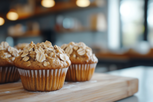 peanut butter oatmeal muffins