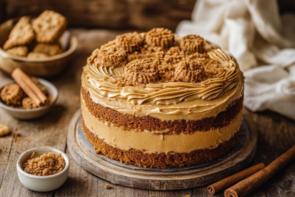 Deliciously Spiced Biscoff Cake